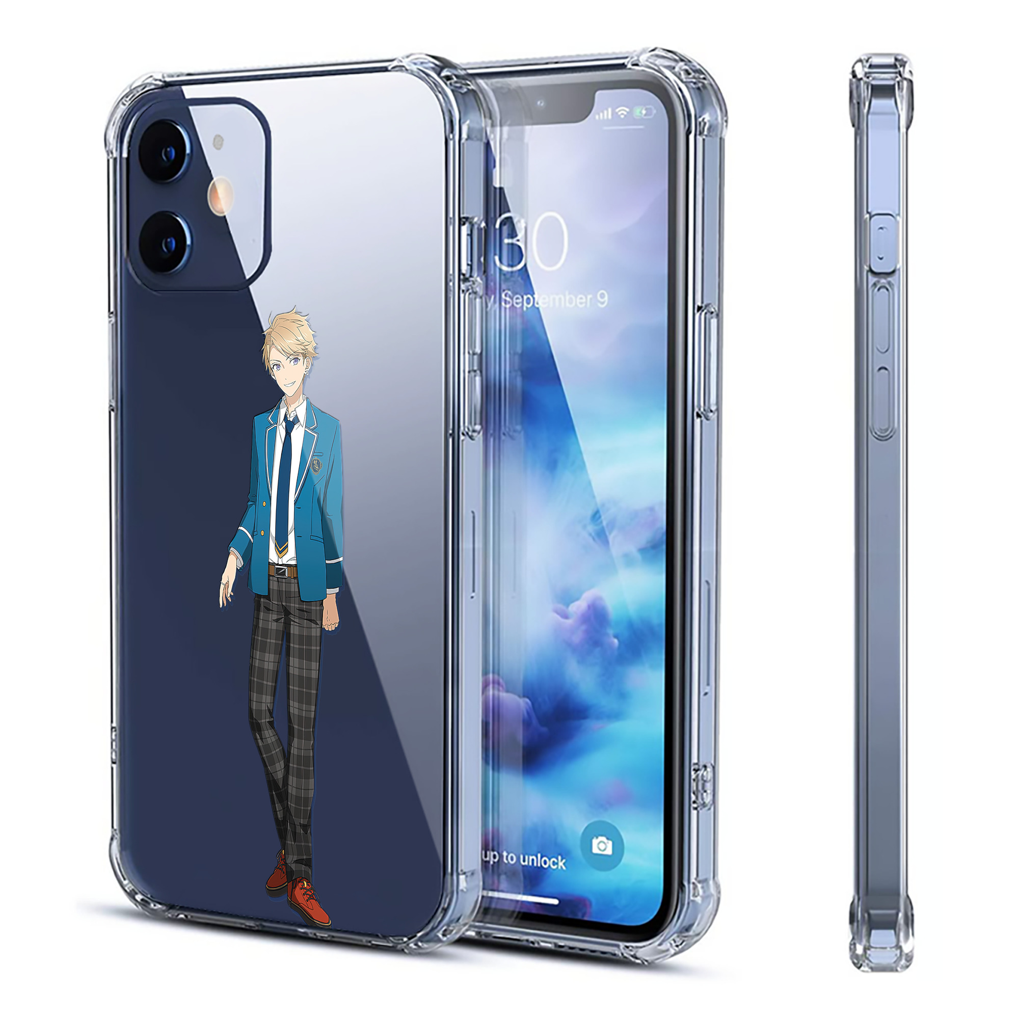 （画像用） あんさんぶるスターズ! Ensemble Stars 【iPhone 12シリーズ対応】透明スマホケース（クリアソフトケース）